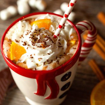 Cocktail Orange Scented Hot Chocolate